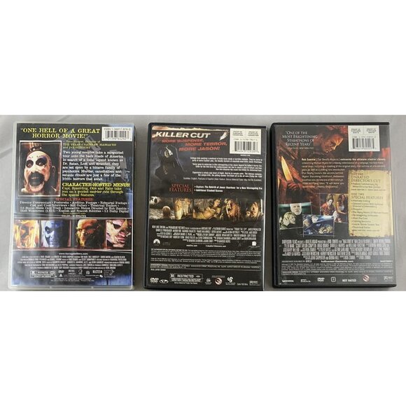 Horror DVD Collection Rob Zombie House Of 1000 Corpses Friday Th 13th Halloween - Picture 6 of 6